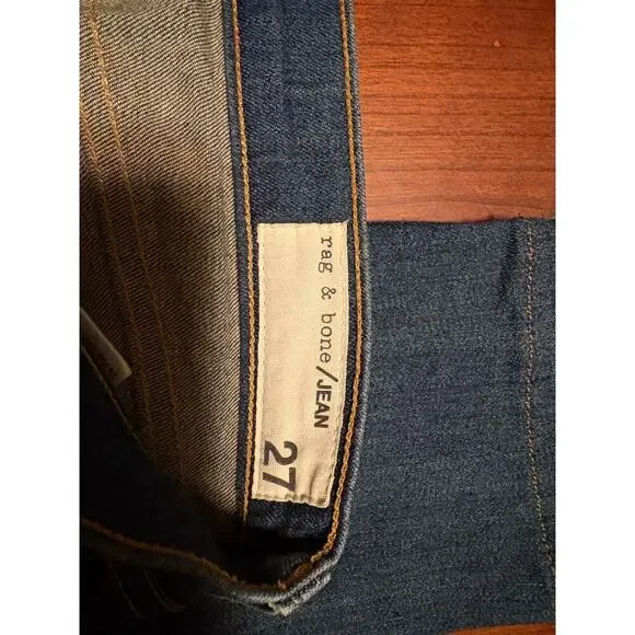 Rag & Bone Dark Wash Skinny Jeans 27 - Picture 2 of 5